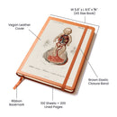 Clinical Companion - Premium Leather Notebook - Vintage Fetus Anatomy, Charles d'Orbigny 1841 Jewelry Medical Arts Shop