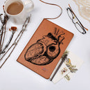 Clinical Companion - Premium Leather Notebook - vintage Heart Jewelry Medical Arts Shop