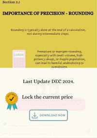 Drug Calculation Foundational Concepts - Study Guide - for Nurses & Medical Professionals - 2025 Digital Access book/ebook Medical Arts Shop