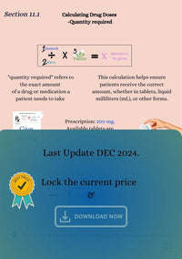 Drug Calculation Intermediate Applications - Study Guide - for Health enthusiasts & Medical Professionals - 2025 Digital Access book/ebook Medical Arts Shop