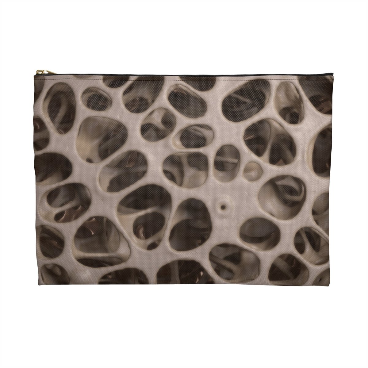 Professionals' favorite flat pouch - Microscopic Bones Tissue - Medical Design Bags Medical Arts Shop