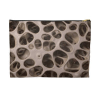 Professionals' favorite flat pouch - Microscopic Bones Tissue - Medical Design Bags Medical Arts Shop