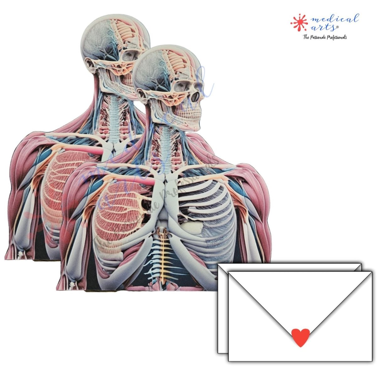 AI-Anatomy Personalized Postcards - MedArtistry™ Craft AI anatomy Medical Arts Shop