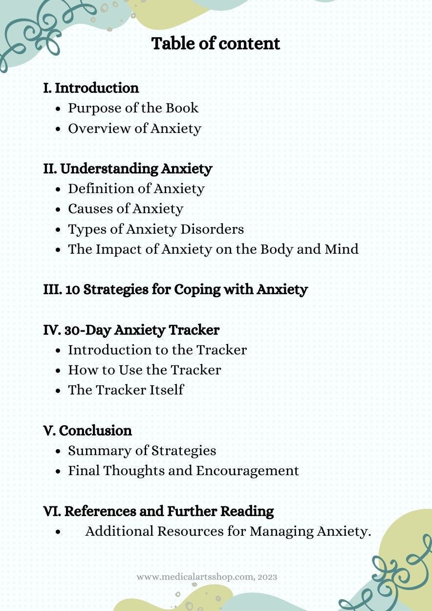 Anxiety Journal Prompts pdf ◘ Strategies To Cope With Anxiety ◘ Freebie Included - Instant Download - Medical Arts Shop