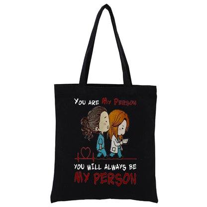 Grey's Anatomy Quotes Tote Bags - Multiple options - Medical Arts Shop