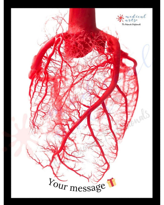 Heart Vessels - Fine Art Gallery - Personalized Posters, Prints, & Visual Artwork Medical Arts Shop