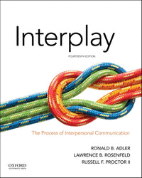 Interplay the process of interpersonal communication UPDATED 14th edition - Instant Download 2 PDF's - Medical Arts Shop