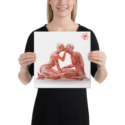Medical Arts Canvas - "Love in Anatomy" Premium Canvas CANVAS Medical Arts Shop