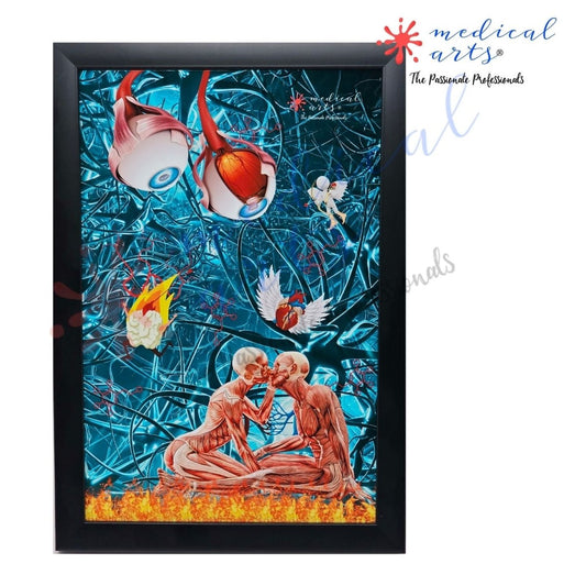 Medical Arts Metal Plate Poster - Storytelling - Pathophysiology of Love Metal Wall Art Medical Arts Shop