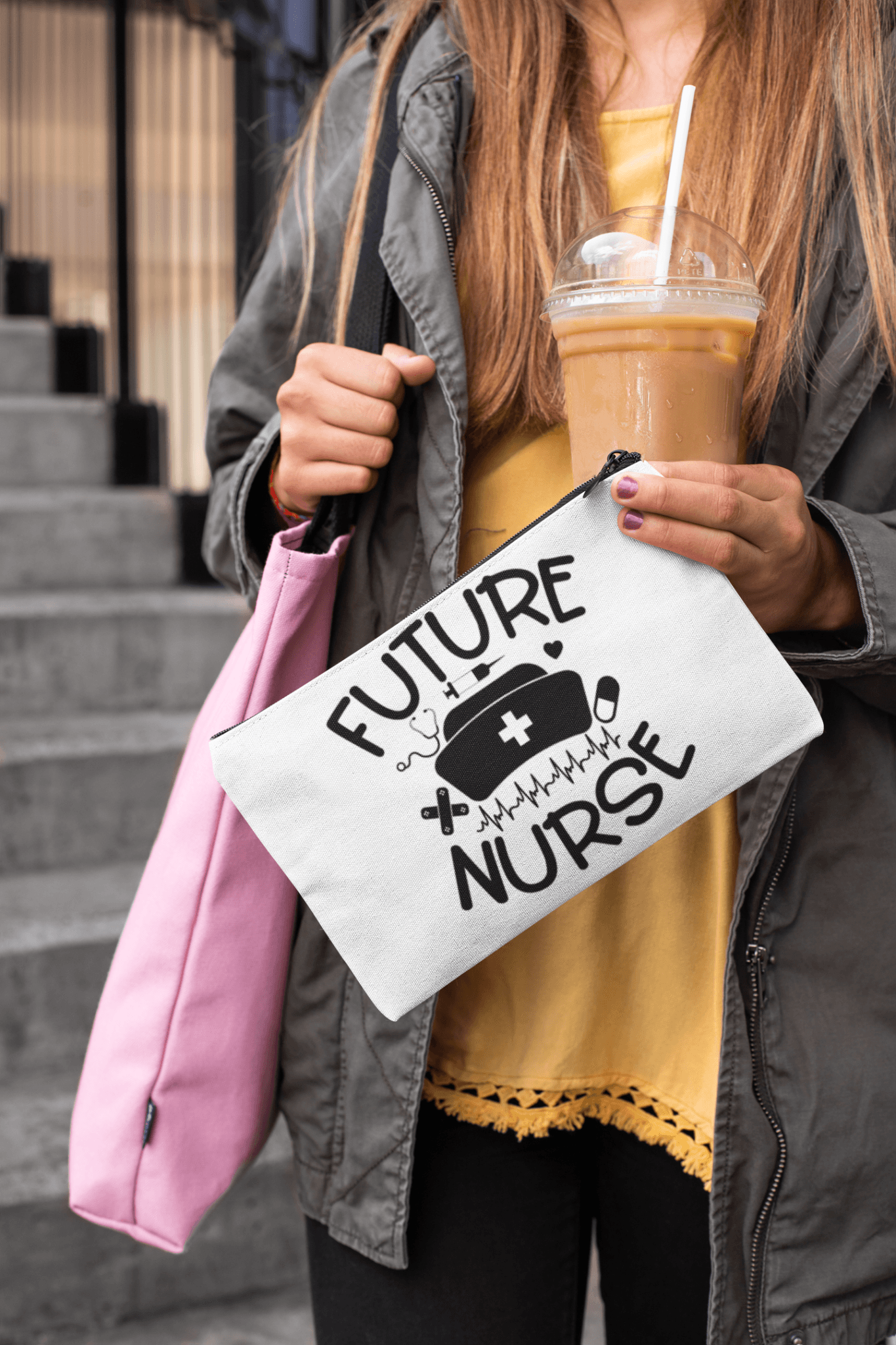Nursing student favorite flat pouch - Future Nurse - Medical Arts Shop