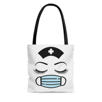Tote Bag - Double Sided NURSE-FACE Prints - Medical Enthusiasts Ideal Tote Bag - Medical Arts Shop